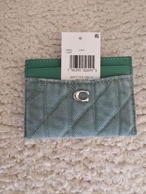 Quilted Denim Essential Card Case